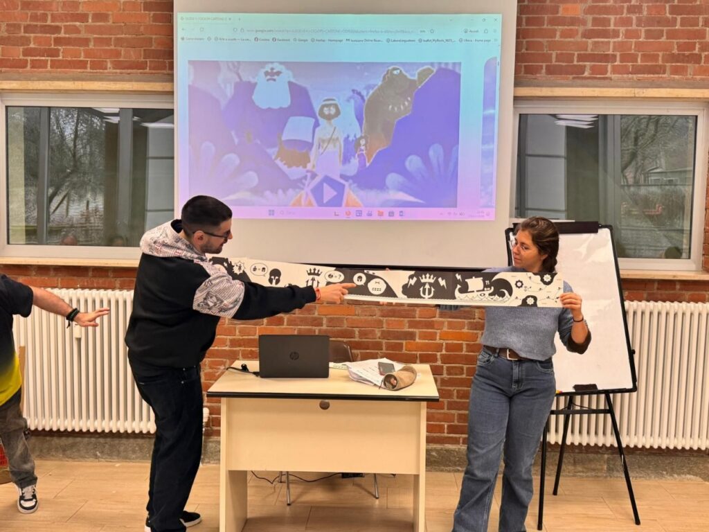 Training at the Turin Institute for the Deaf about Ulysses Leporello